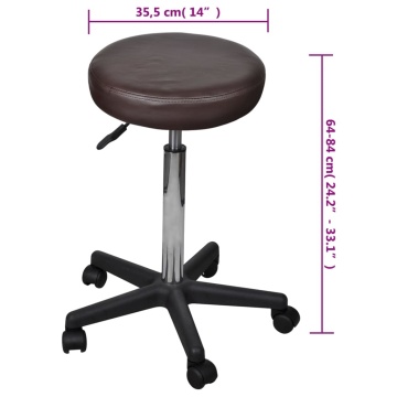 vida XL Scaun birou maro - Img 4