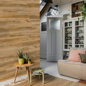 WallArt Panouri de perete aspect lemn, maro vintage, stejar reciclat - Img 7