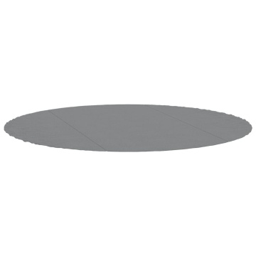 Acoperire geotextil piscină, gri deschis, Ø366 cm, poliester - Img 3