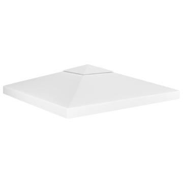 Acoperiș de pavilion cu 2 niveluri, alb, 3x3 m, 310 g/m² - Img 1