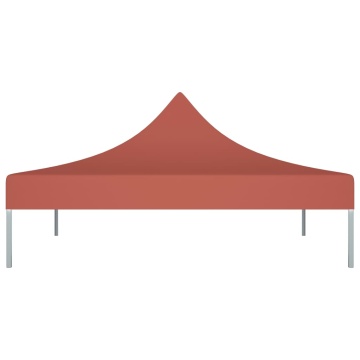 Acoperiș pentru cort de petrecere, cărămiziu, 2 x 2 m, 270 g/m² - Img 3
