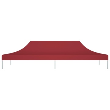 Acoperiș pentru cort de petrecere, vișiniu, 6 x 3 m, 270 g/m² - Img 3