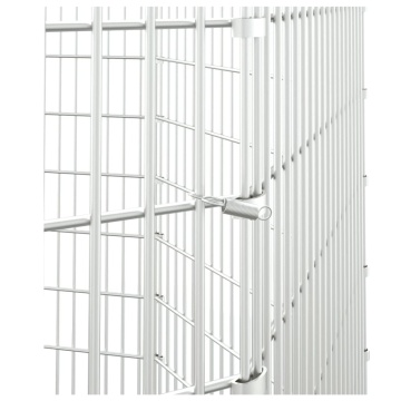 Adăpost pentru animale cu 8 panouri, 54x100 cm, fier galvanizat - Img 5