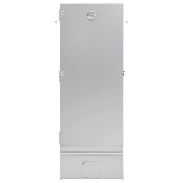 Afumătoare grătar cu așchii lemn 44,5x29x110 cm oțel galvanizat - Img 4