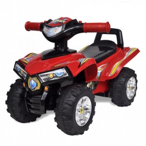 ATV pentru copii cu sunet și lumină, roșu - Img 1