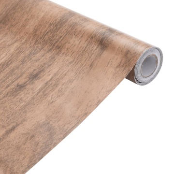 Autocolant pentru mobilier cu aspect de lemn, 90x500 cm, PVC - Img 5