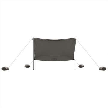 Baldachin de plajă cu ancore de nisip, gri, 304x300 cm - Img 4