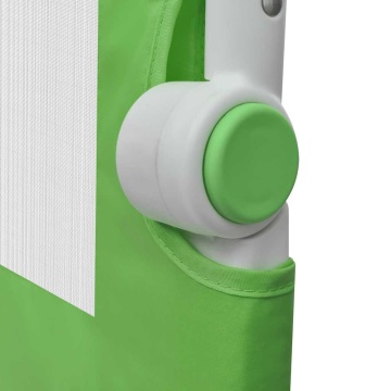 Balustradă de protecție pat copii, 2 buc., verde, 150x42 cm - Img 5