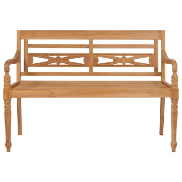 Bancă Batavia, 120 cm, lemn de tec - Img 2