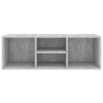 Bancă depozitare pentru pantofi, gri beton, 105x35x35 cm, PAL - Img 4