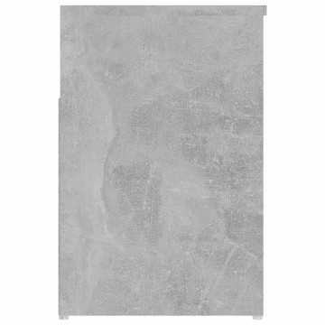 Banchetă pantofar, gri beton, 80x30x45 cm, PAL - Img 5