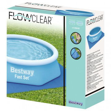 Bestway Pânză de sol pentru piscină Flowclear, 274x274 cm - Img 2
