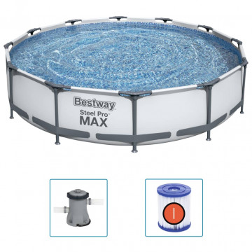 Bestway Set de piscină Steel Pro MAX, 366 x 76 cm - Img 2