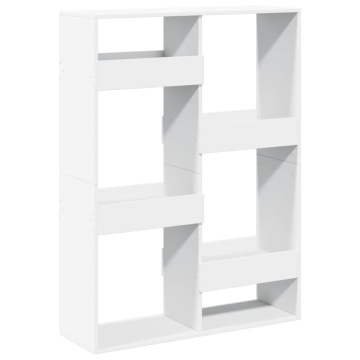 Bibliotecă, alb, 100x33x135 cm, lemn prelucrat - Img 5