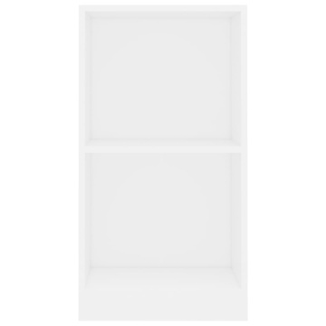 Bibliotecă, alb, 40x24x75 cm, lemn prelucrat - Img 4