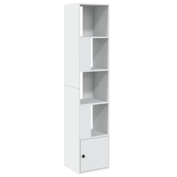 Bibliotecă, alb, 40x36x189 cm, lemn prelucrat - Img 2