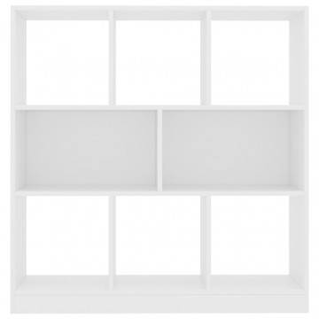 Bibliotecă, alb, 97,5x29,5x100 cm, PAL - Img 4