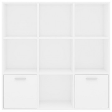Bibliotecă, alb, 98 x 30 x 98 cm, PAL - Img 6