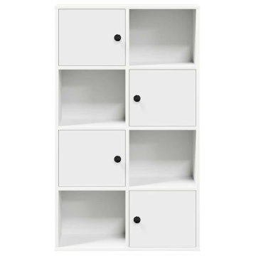 Bibliotecă albă 60x24x101,5 cm din lemn prelucrat - Img 4