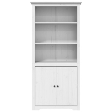 Bibliotecă BODO, alb, 82x40x173 cm, lemn masiv de pin - Img 3