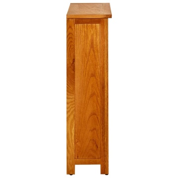 Bibliotecă cu 3 rafturi, 70 x 22,5 x 82 cm, lemn masiv stejar - Img 3