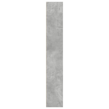 Bibliotecă, gri beton, 40x30x189 cm, lemn prelucrat - Img 8