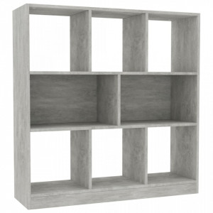 Bibliotecă, gri beton, 97,5 x 29,5 x 100 cm, PAL - Img 2