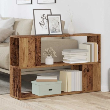 Bibliotecă, Lemn vechi, 100x24x63 cm, PAL - Img 3