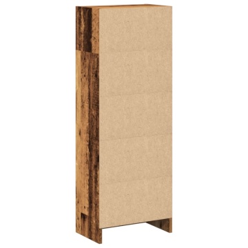 Bibliotecă, lemn vechi, 40x24x109 cm, lemn prelucrat - Img 5