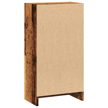 Bibliotecă, lemn vechi, 40x24x76 cm, lemn prelucrat - Img 5