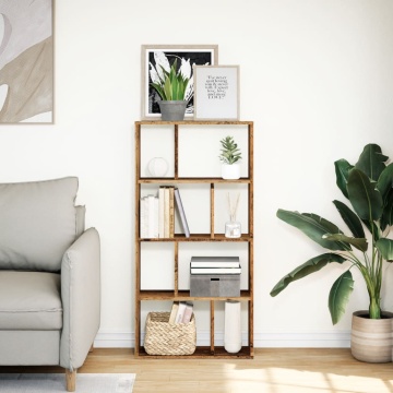 Bibliotecă, lemn vechi, 60x20x120 cm, lemn prelucrat - Img 3