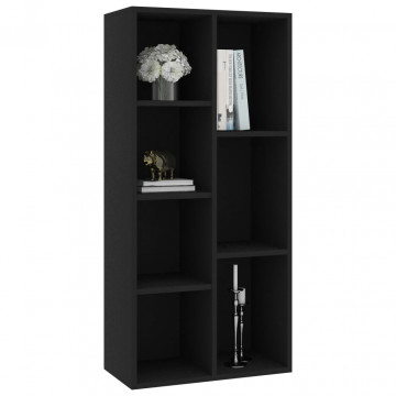 Bibliotecă, negru, 50 x 25 x 106 cm, PAL - Img 3