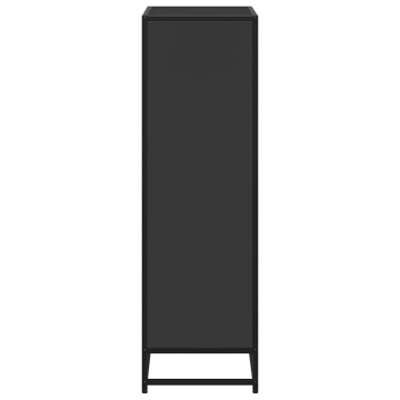 Bibliotecă, negru, 65,5x33x107,5 cm, lemn prelucrat - Img 8