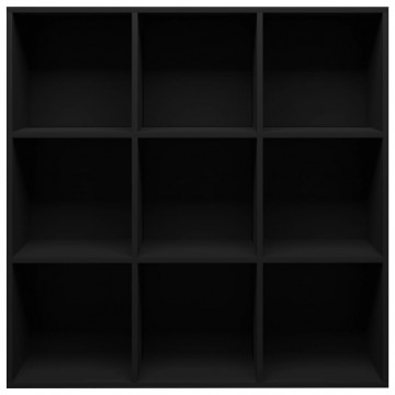 Bibliotecă, negru, 98 x 30 x 98 cm, PAL - Img 4
