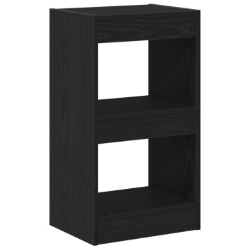 Bibliotecă/paravan de cameră, stejar negru, 40x30x71,5 cm - Img 2