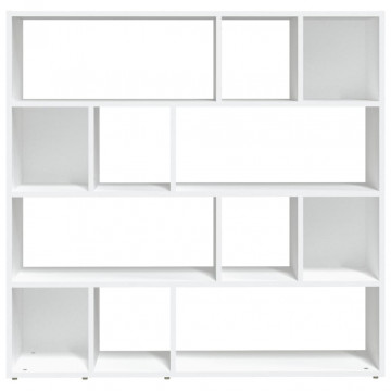 Bibliotecă/Separator cameră, alb, 105x24x102 cm - Img 8