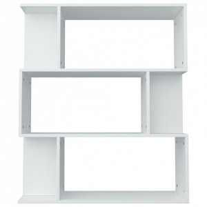 Bibliotecă/Separator cameră, alb, 80 x 24 x 96 cm, PAL - Img 6