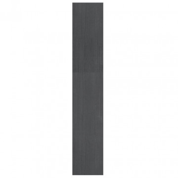 Bibliotecă/Separator cameră, gri 100x30x167,5 cm lemn masiv pin - Img 5