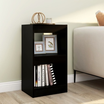 Bibliotecă/Separator cameră, negru, 40x30x72 cm - Img 1