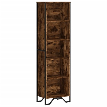 Bibliotecă, stejar fumuriu, 50x31x169 cm, lemn prelucrat - Img 2