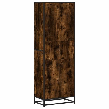 Bibliotecă, stejar fumuriu, 60x35x170,5 cm, lemn prelucrat - Img 5