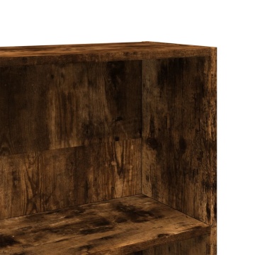 Bibliotecă, stejar fumuriu, 80x24x176 cm, lemn prelucrat - Img 6