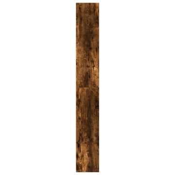 Bibliotecă, stejar fumuriu, 80x24x176 cm, lemn prelucrat - Img 8
