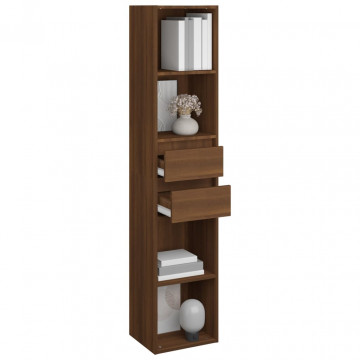 Bibliotecă, stejar maro, 36x30x171 cm, lemn prelucrat - Img 5