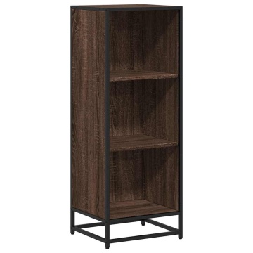 Bibliotecă, stejar maro, 40x35x107,5 cm, lemn prelucrat - Img 2