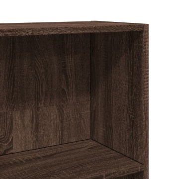 Bibliotecă, stejar maro, 60x24x143 cm, lemn prelucrat - Img 6