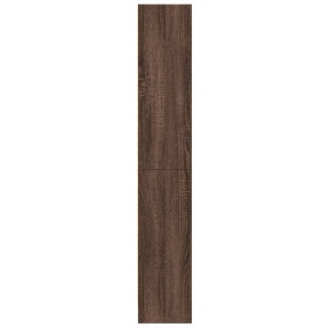 Bibliotecă, stejar maro, 60x24x143 cm, lemn prelucrat - Img 8