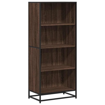 Bibliotecă, stejar maro, 60x35x139 cm, lemn prelucrat - Img 2