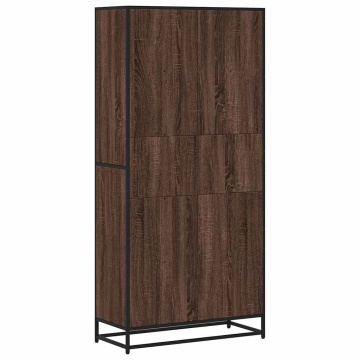 Bibliotecă, stejar maro, 80,5x35x170,5 cm, lemn prelucrat - Img 5
