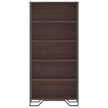 Bibliotecă, stejar maro, 80x31x169 cm, lemn prelucrat - Img 4